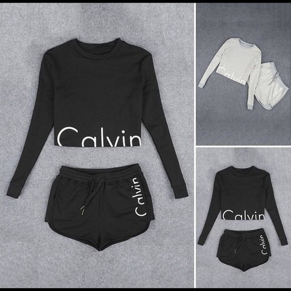 Calvin klein top and shorts Clearance